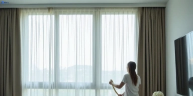 Delicate sheer drape cleaning bridgeman-downs Fresho Curtain Cleaning
